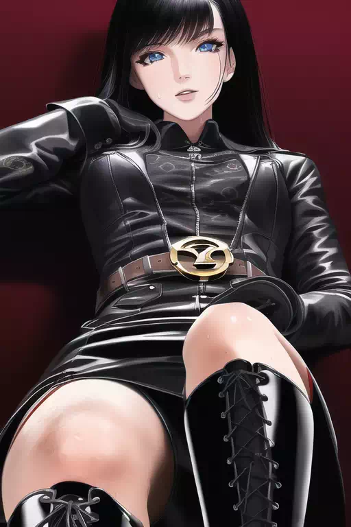 ハイブランド女子の黒革ブーツの靴底を舐めさせていただく