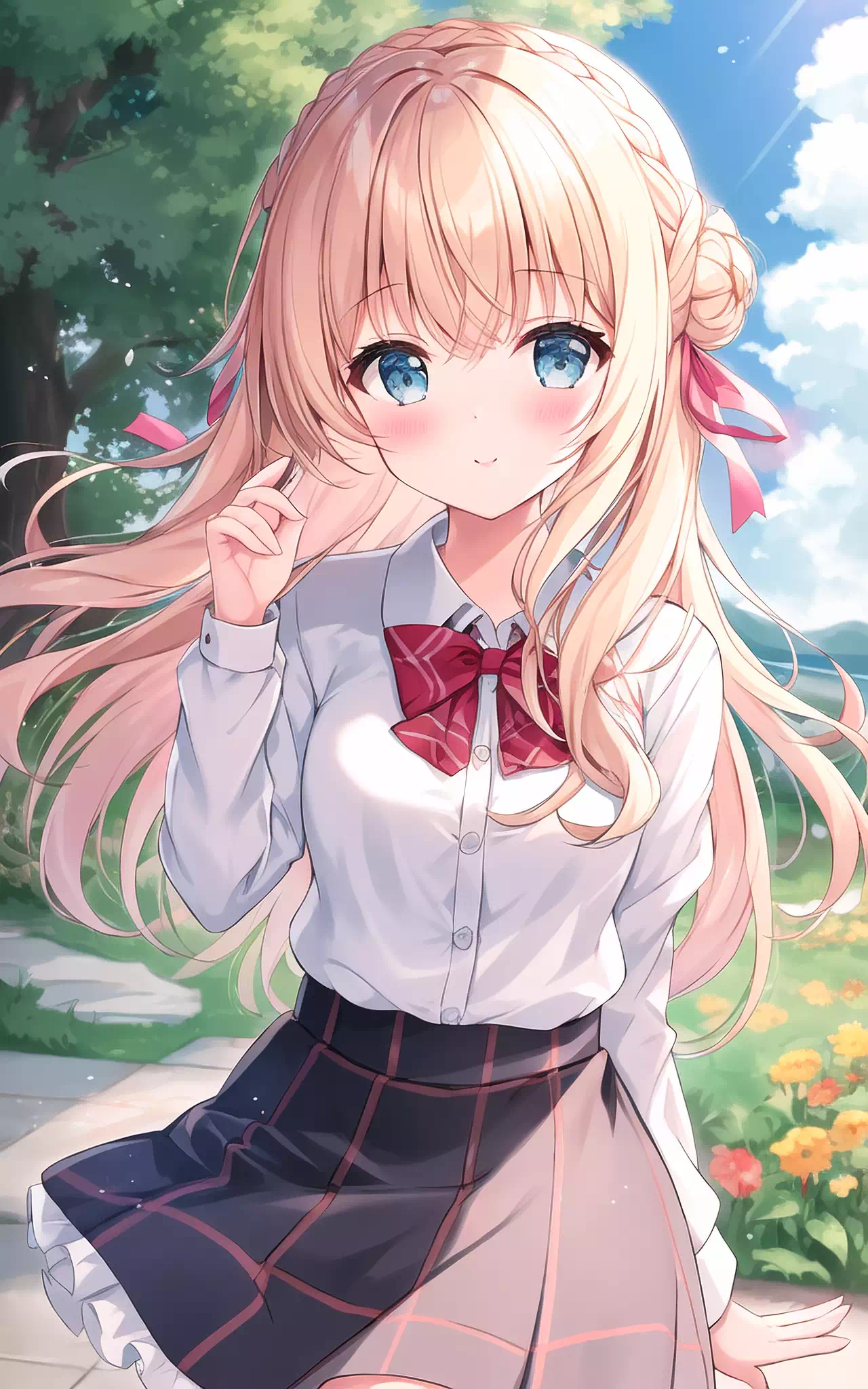 &darr;