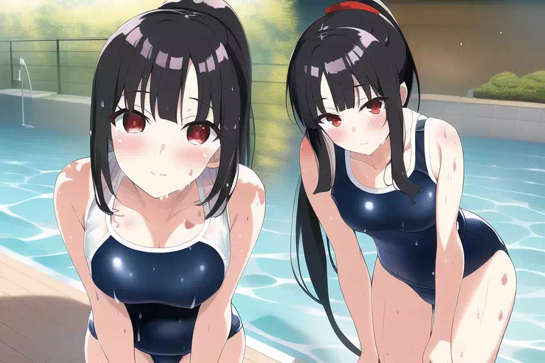 四宮かぐやスクール水着