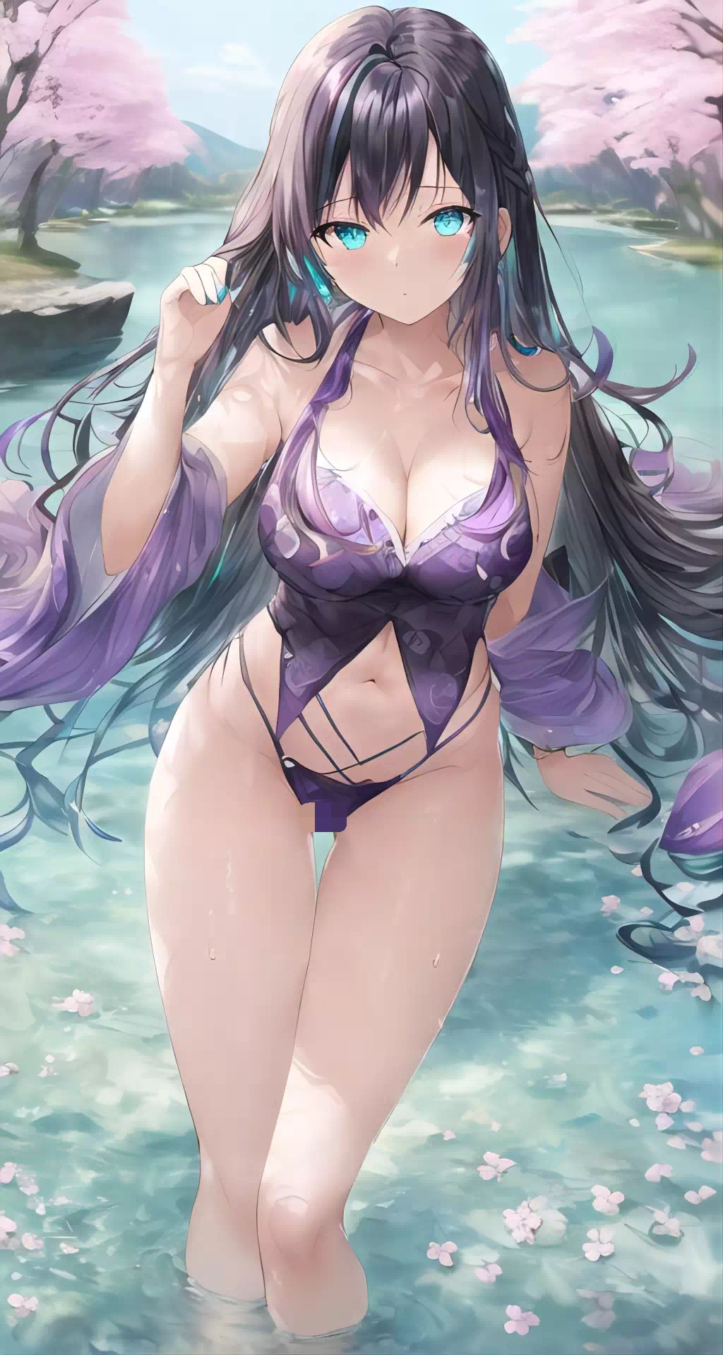 水着少女