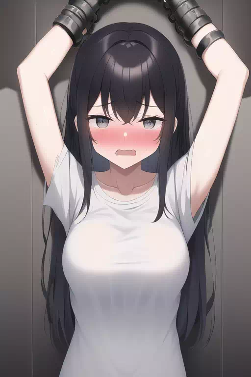 白いシャツの少女その15
