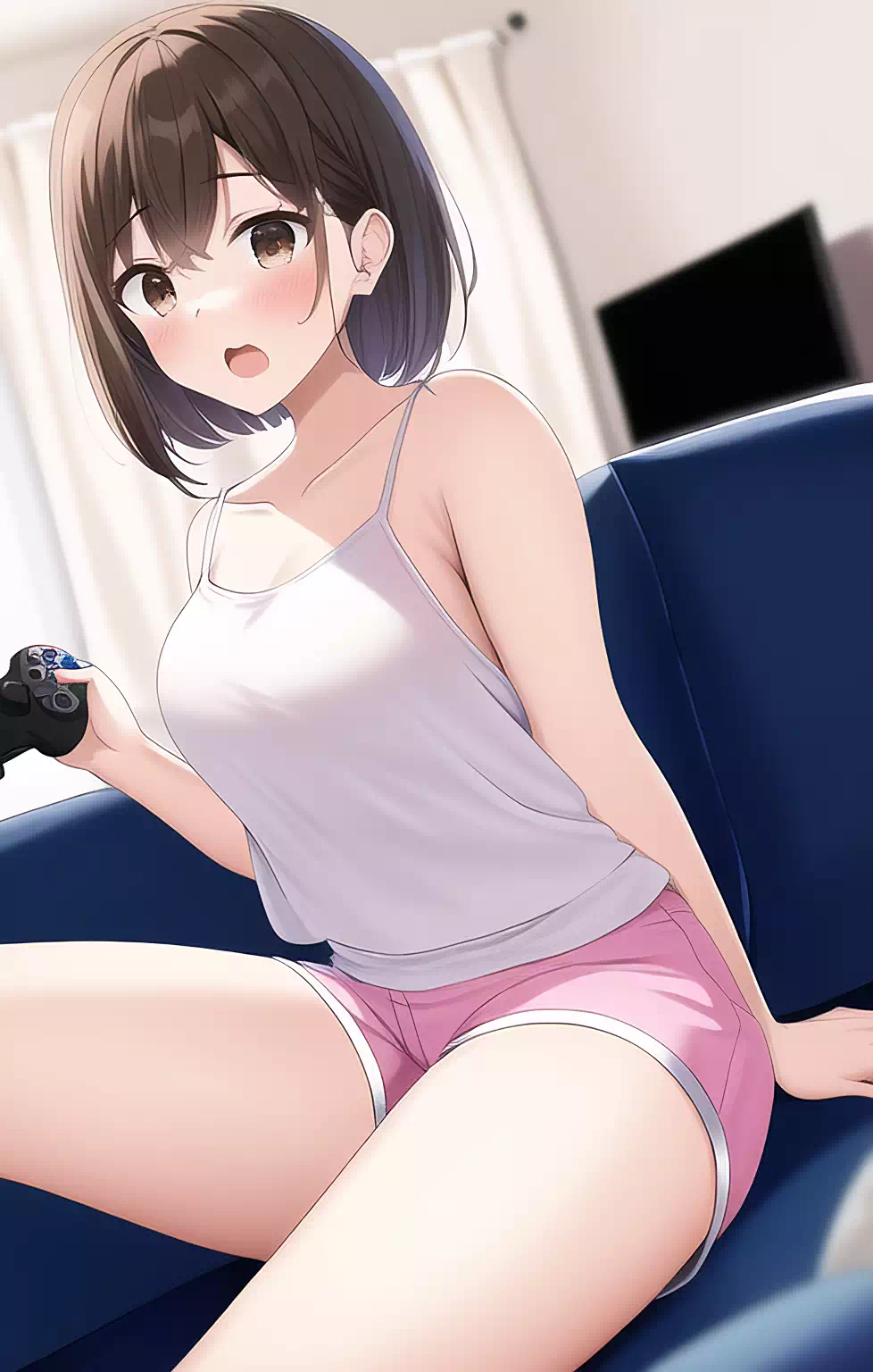 Suprised with her game.