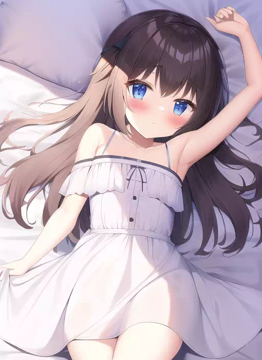 白ワンピおんなのこ