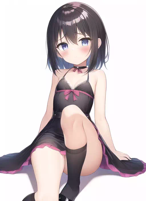 黒いドレスのおんなのこ