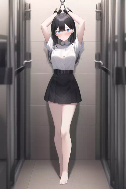 白いシャツの少女その7