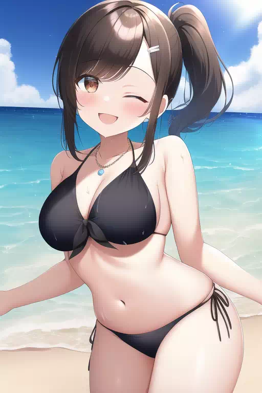 海辺のウィンクガール2