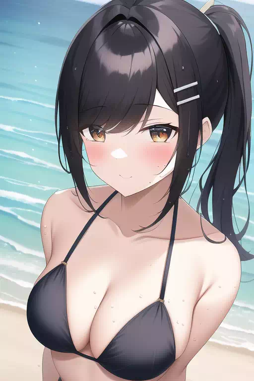 海辺のビキニガール10
