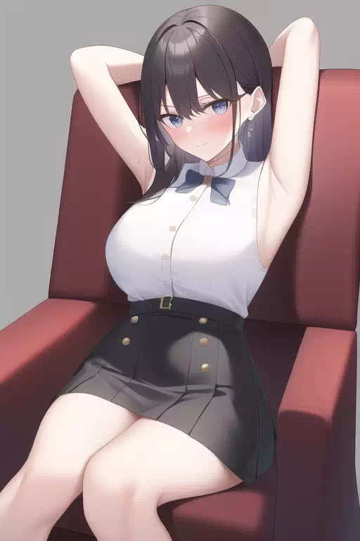 白いシャツの少女その10