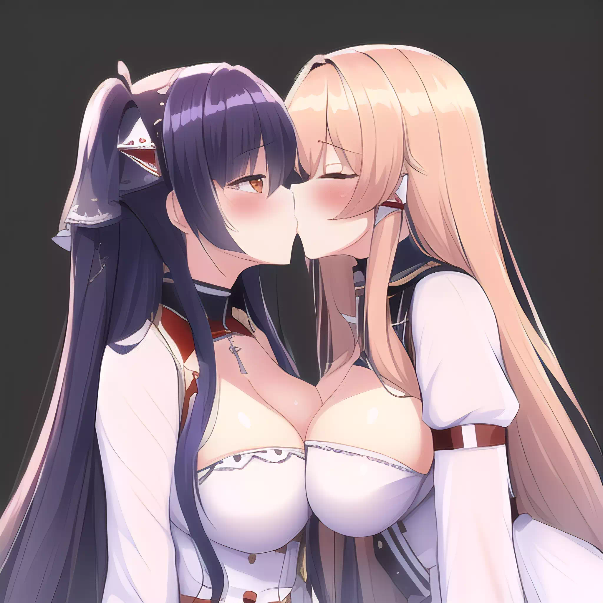 ??6／ゆりんゆりんの少女たちのキス