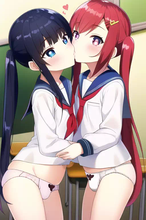 男の娘同士のキス2