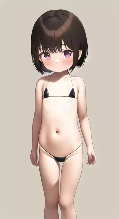 【Novel AI】マイクロビキニのロリ【お題箱】
