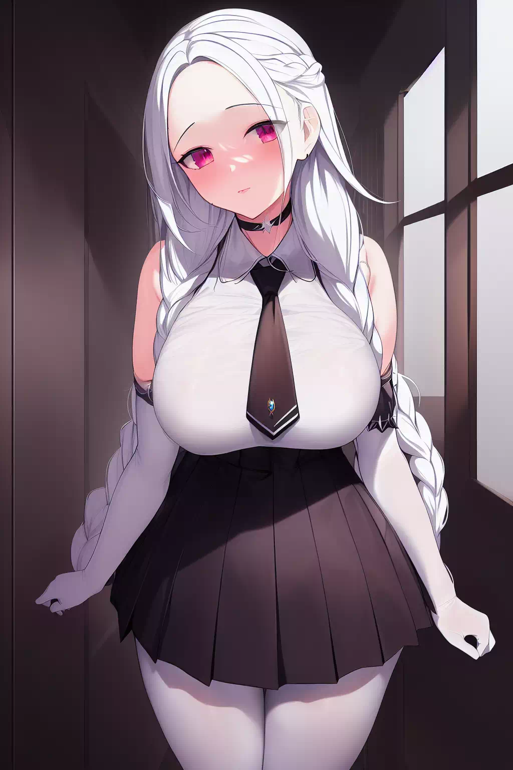 銀髪のせんぱい