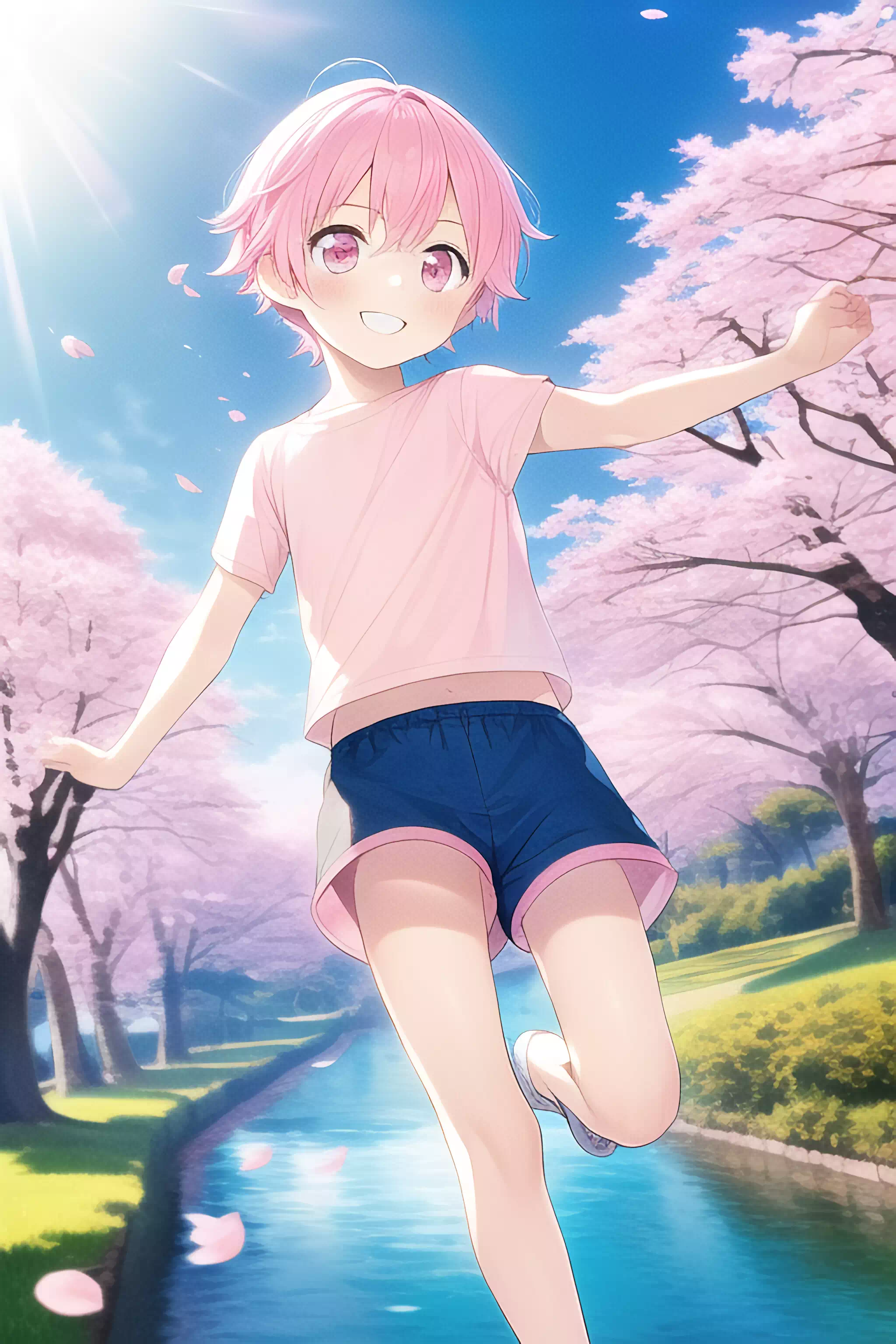 ［NovelAI］春夏秋冬ショタ