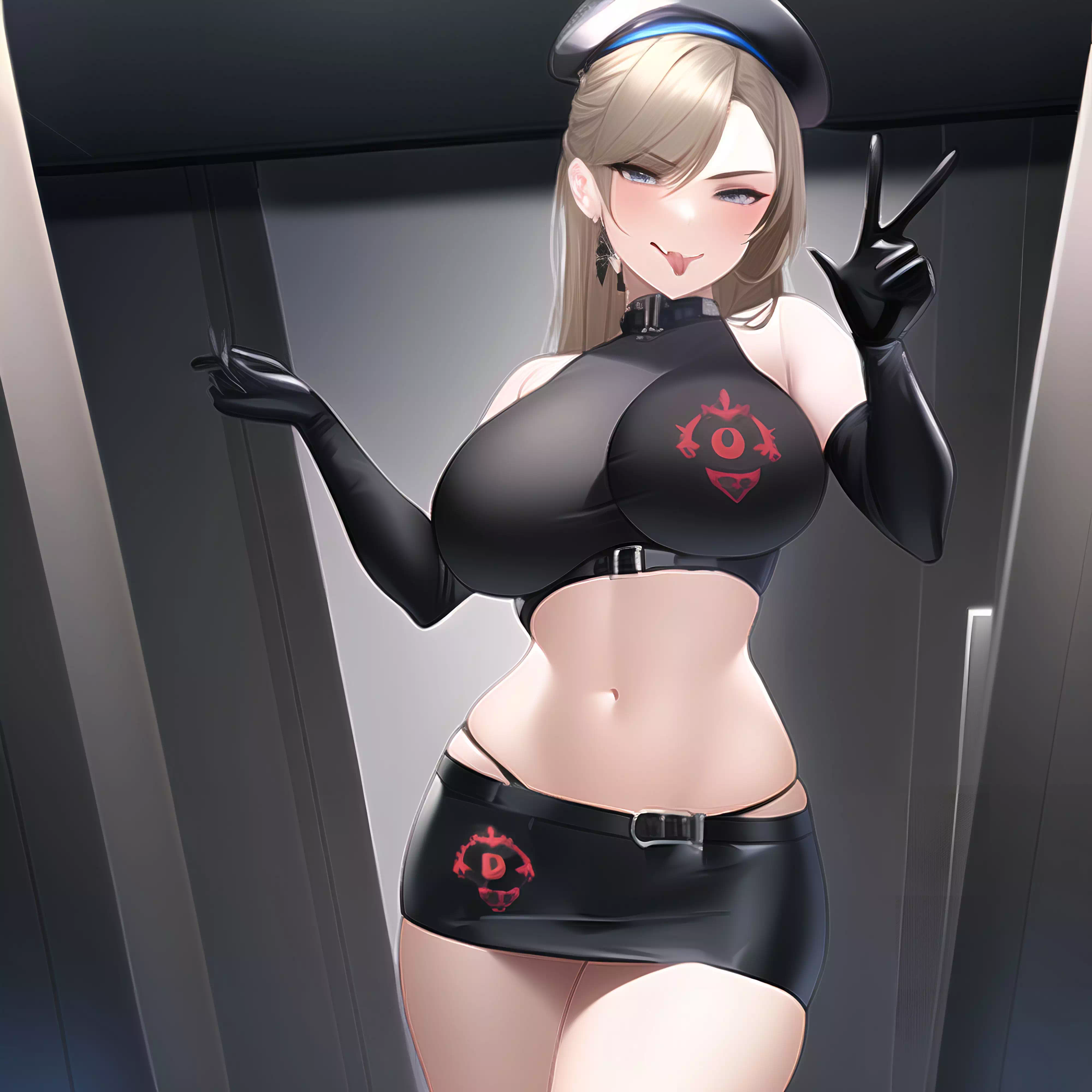 「ハァ～～イ?」