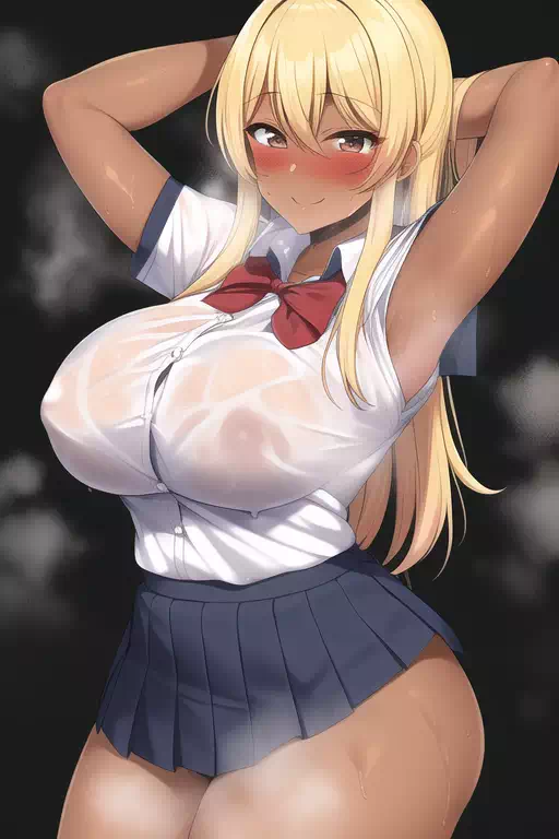 わきを見せてくれるjk