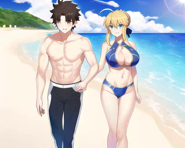 Artoria Lancer and Gudao