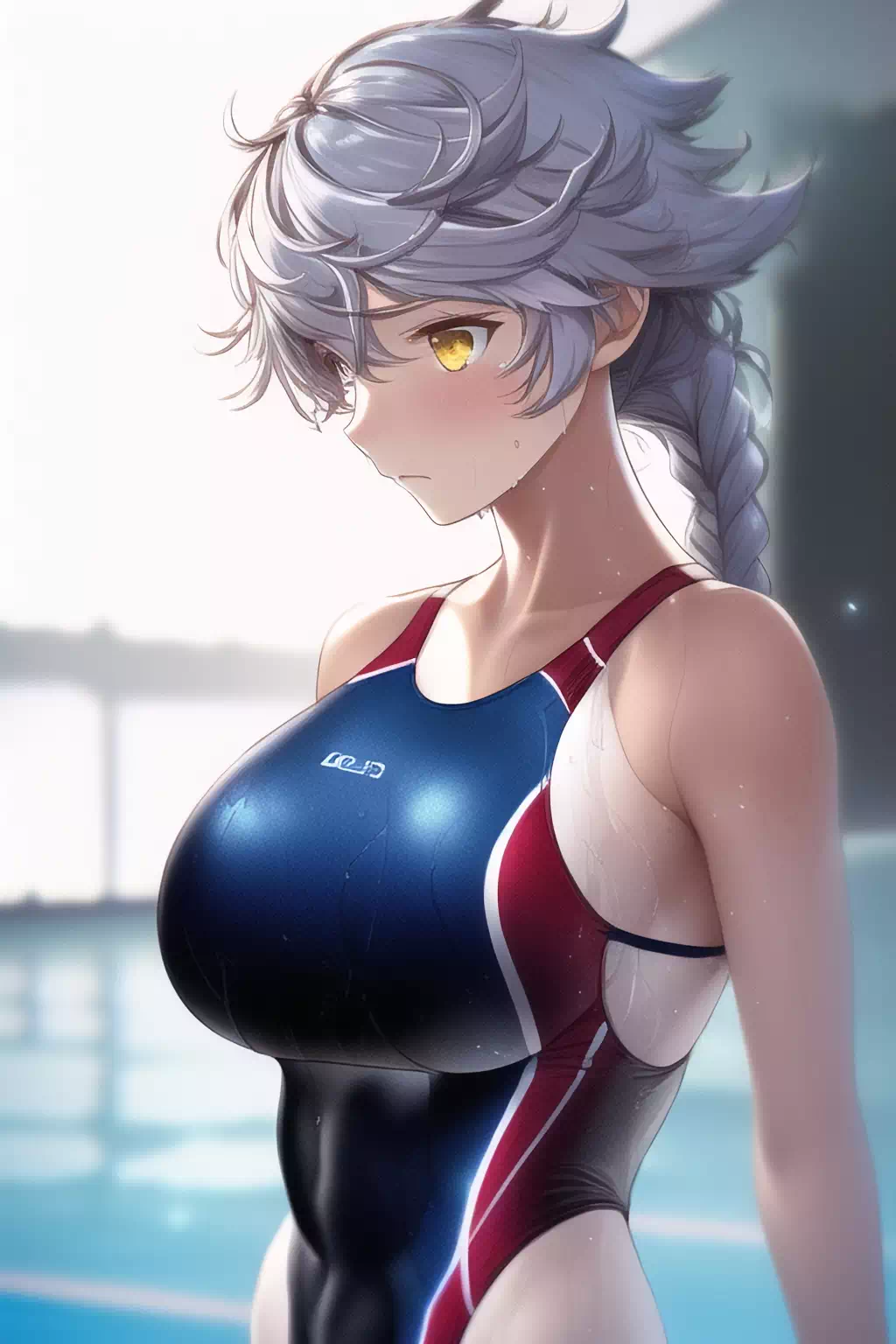 競泳水着の雲龍さん