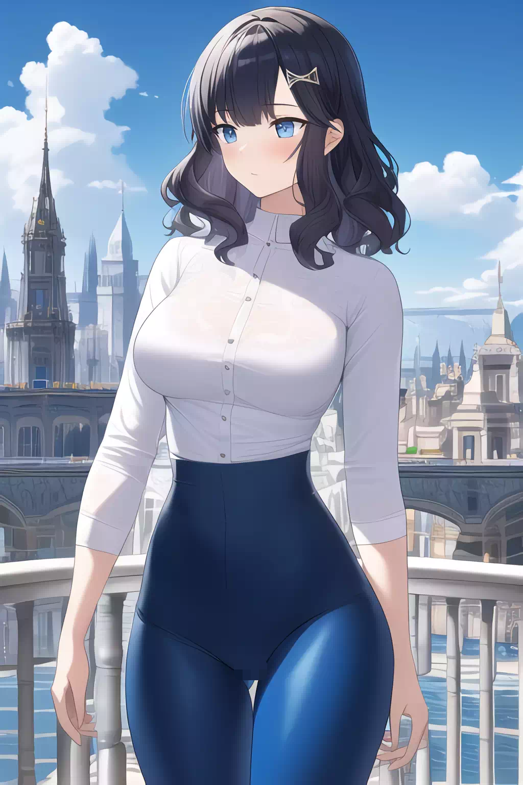 タイトなパンツスタイルのお姉様たち