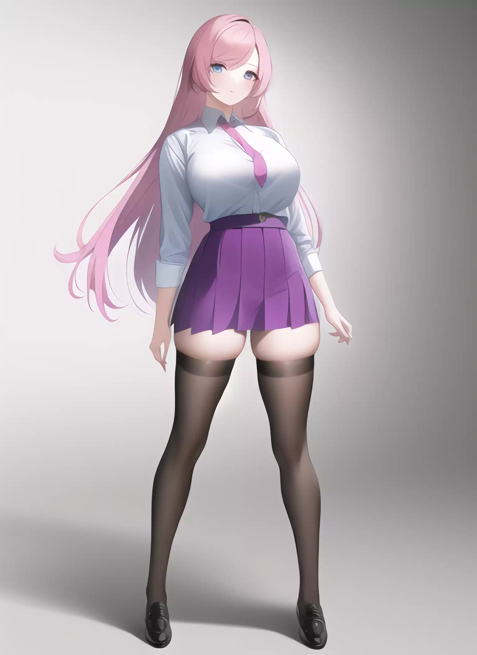 pink hair