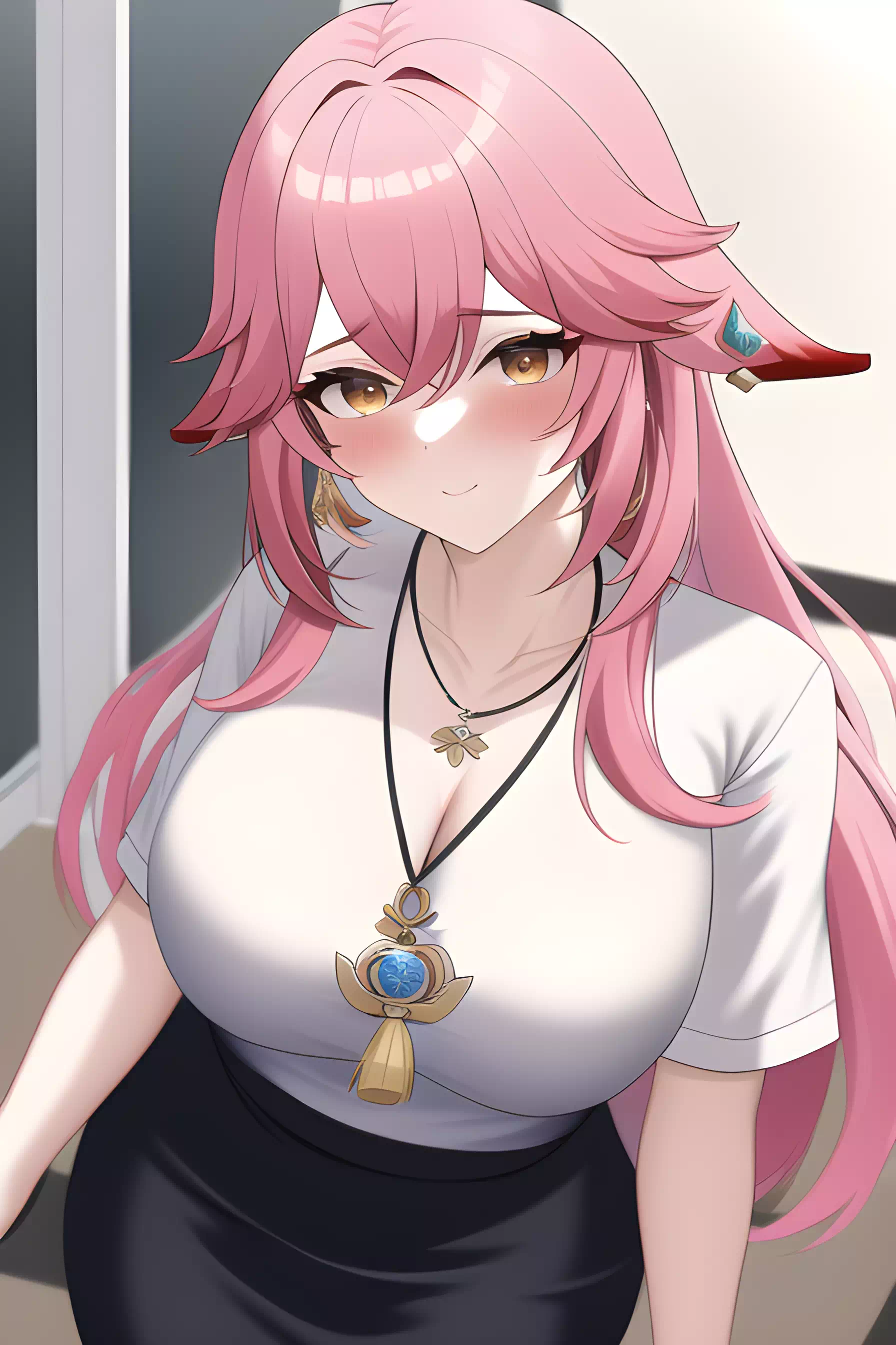 Yae Miko Office Lady