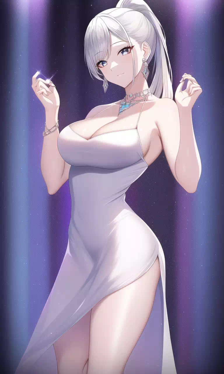 White dress