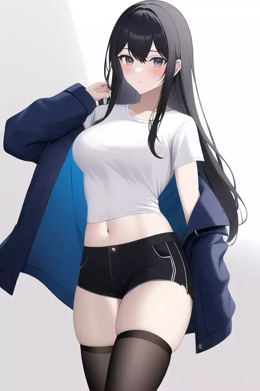 白いシャツの少女その20