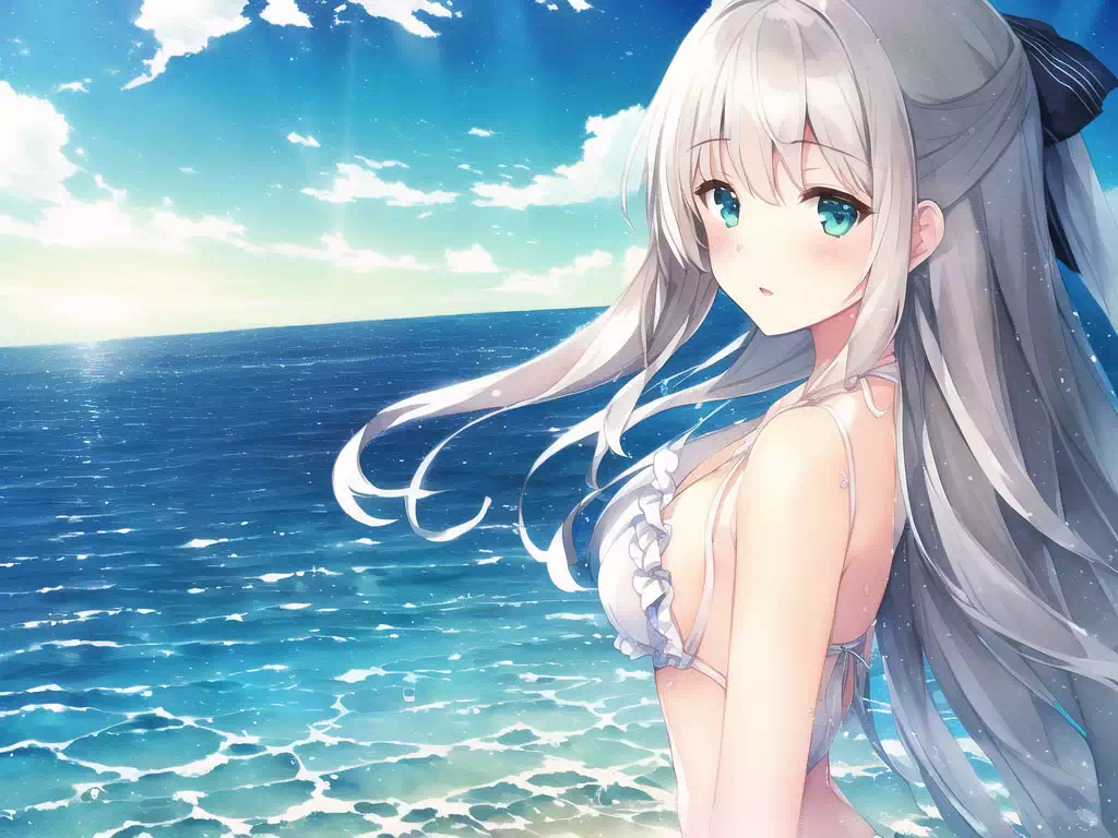 振り返るお嬢様