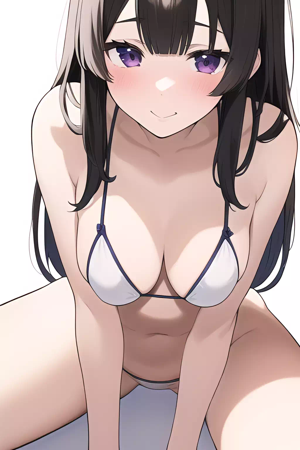 白マイクロビキニ