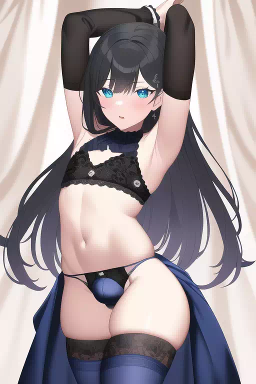 なんとなくえっちな恰好した男の娘達