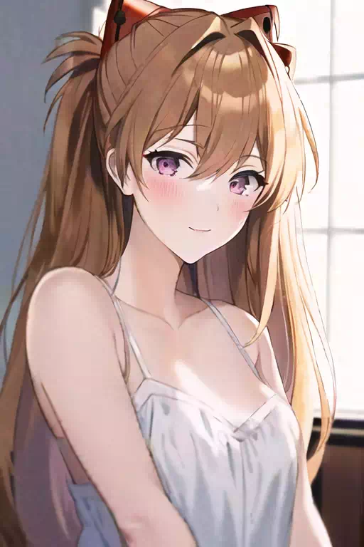 新妻アスカと共に目覚める朝。