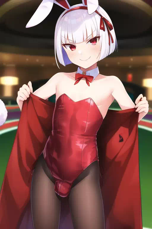 男の娘バニーinカジノ