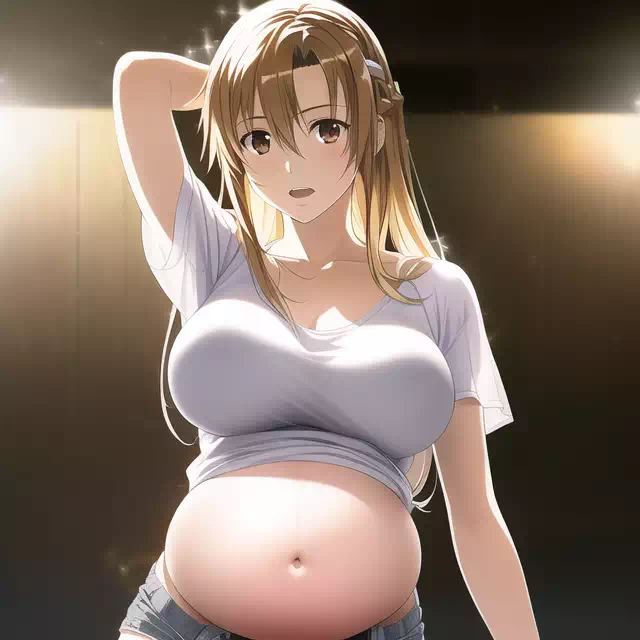 ボテ腹冷静風味アスナさん