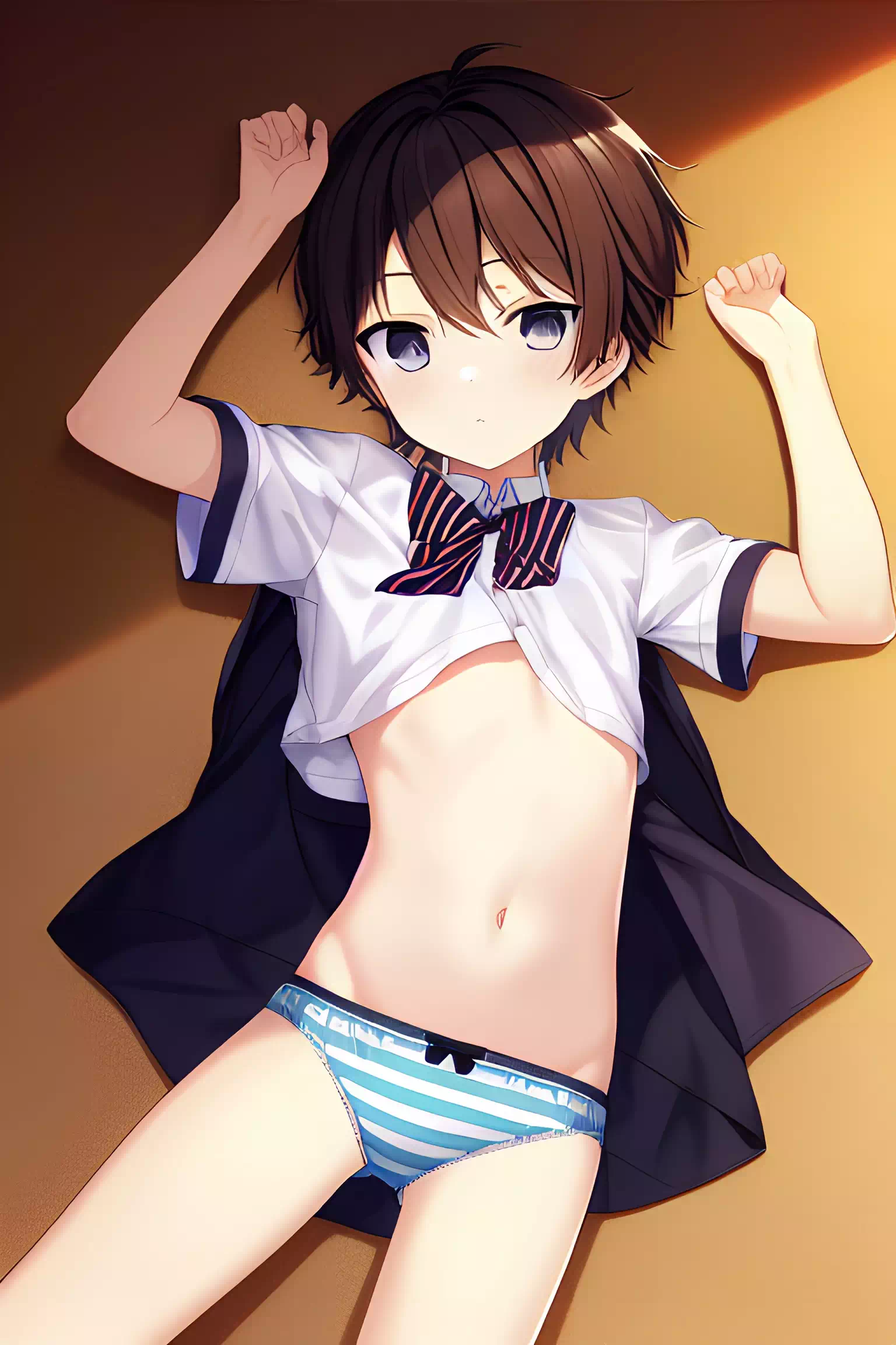 【NovelAI】ストライプパンツショタ
