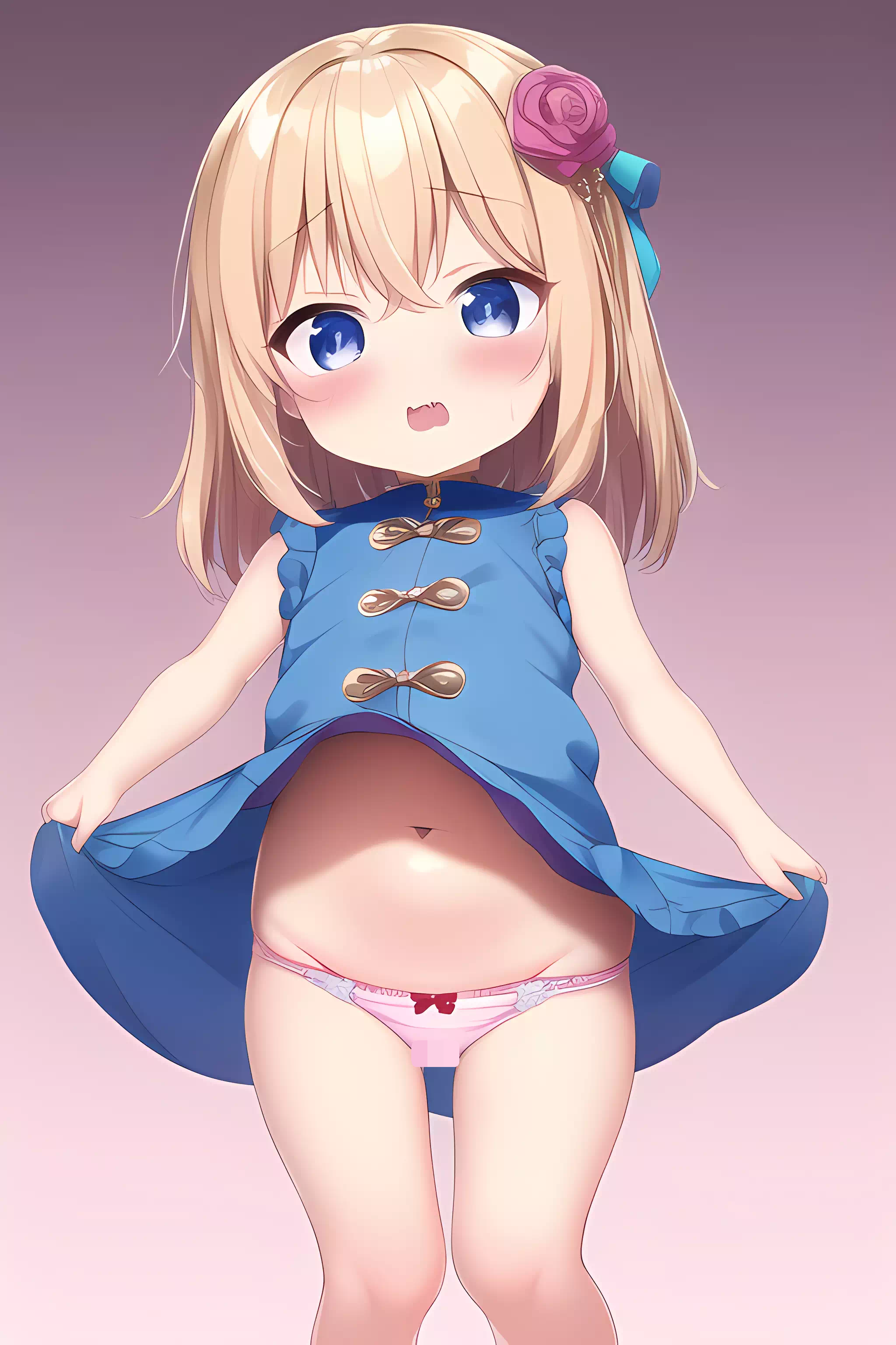 パンツを見せて誘ってくる幼女