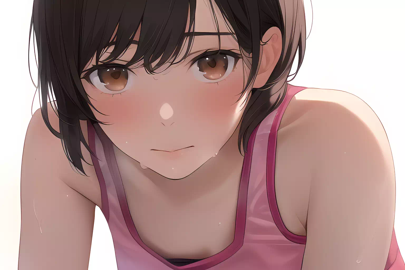 スポーツウェア少女