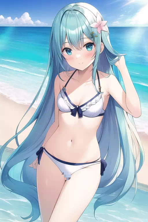 青髪の少女その１