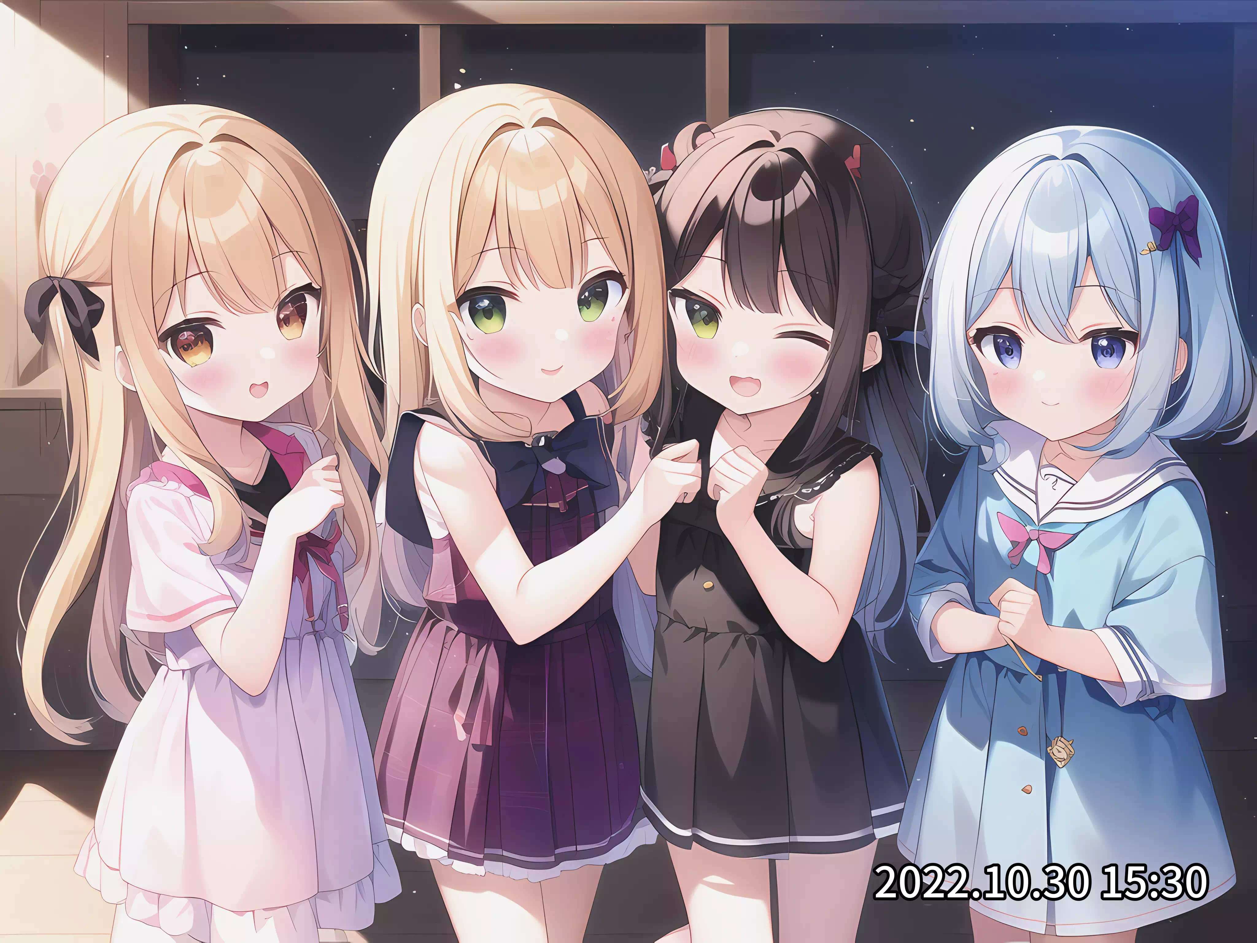 4人で記念写真?
