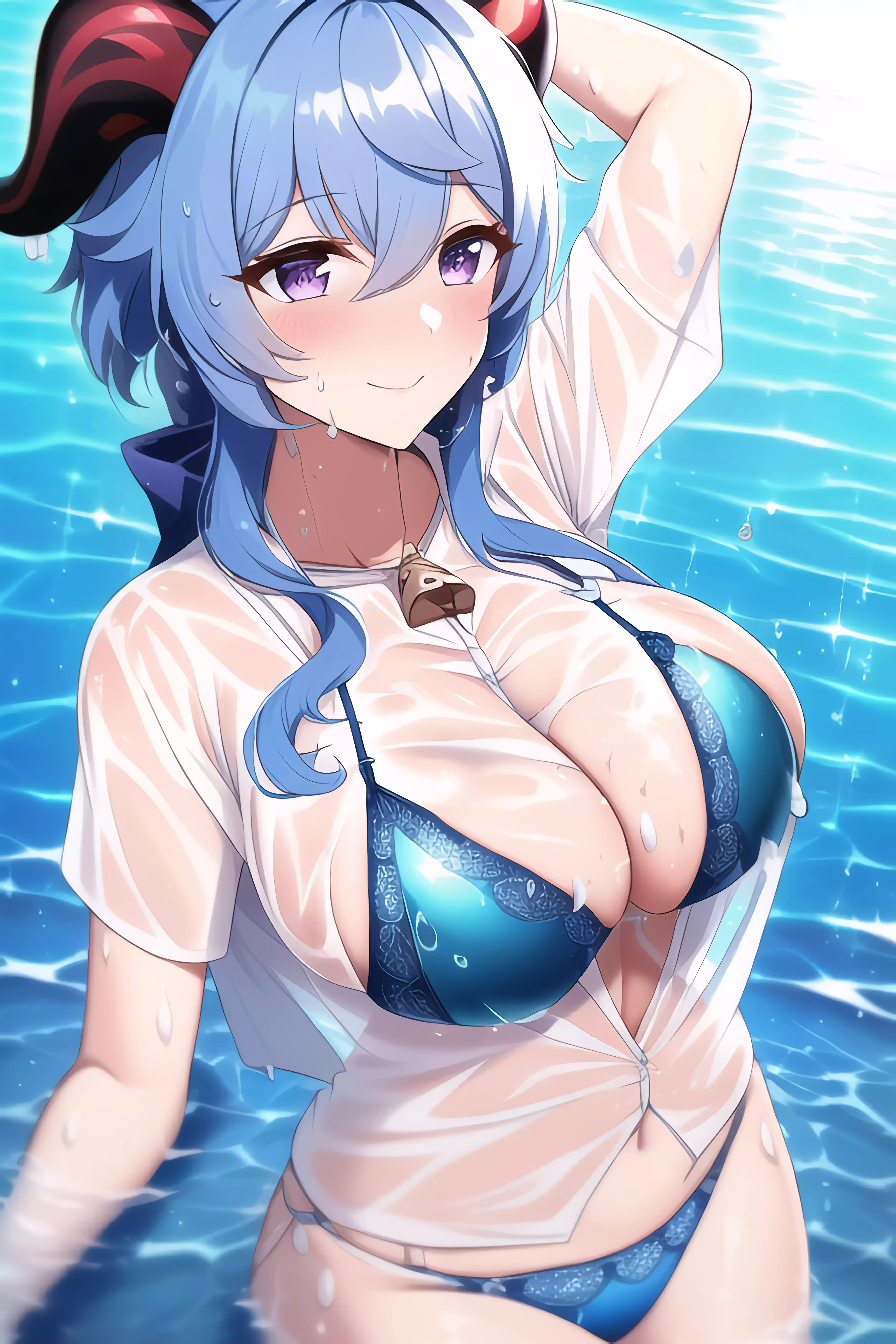びしょ濡れ甘雨２