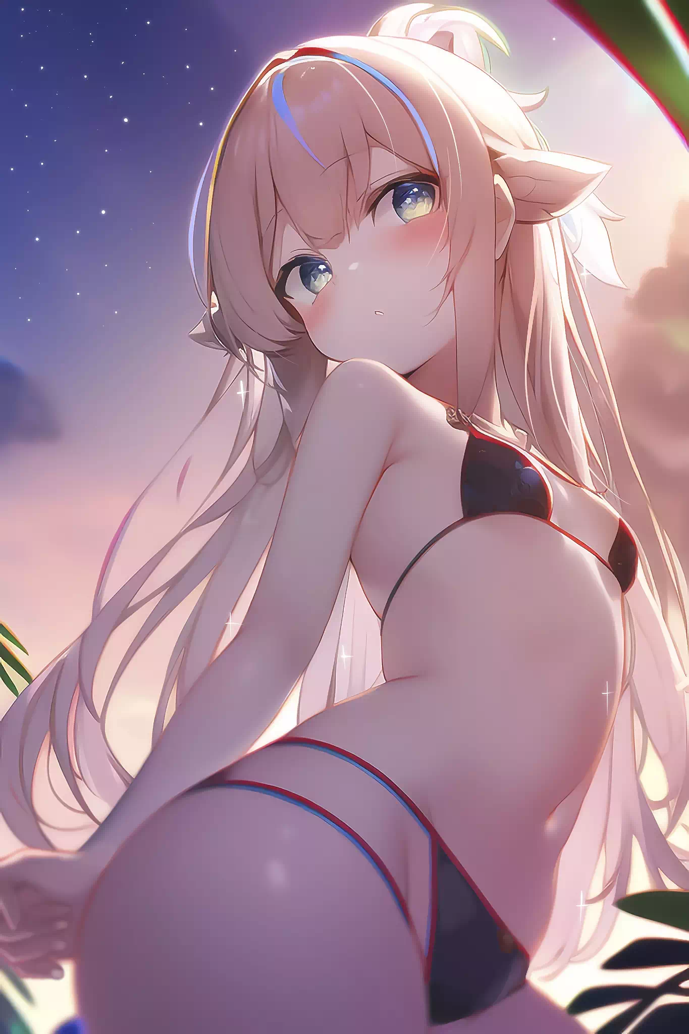 AI夕焼け少女
