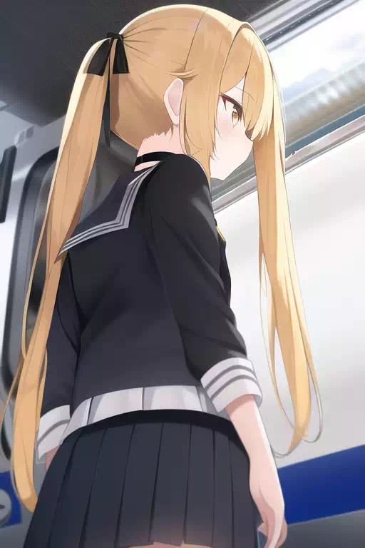 Ai Blonde Ponytail