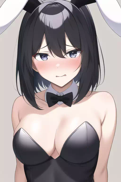 焦りのバニーガール1