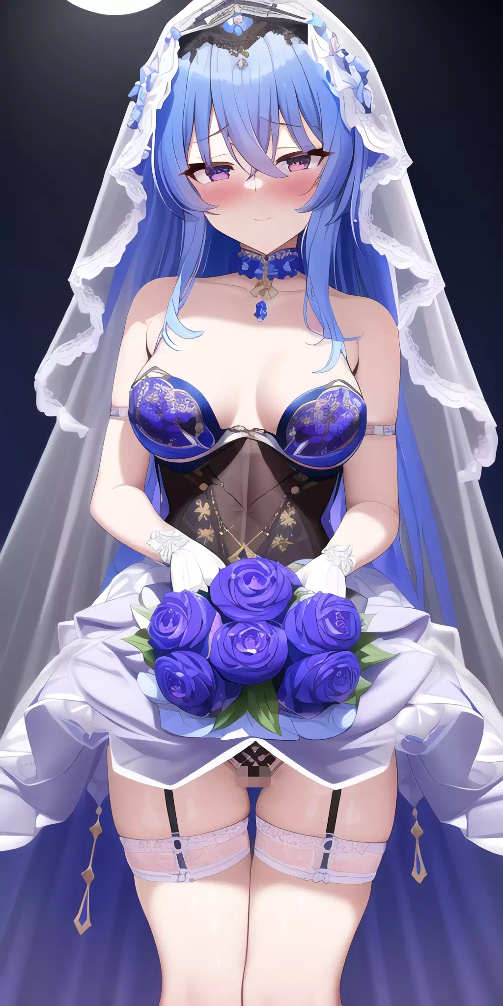Ganyu in wedding dress