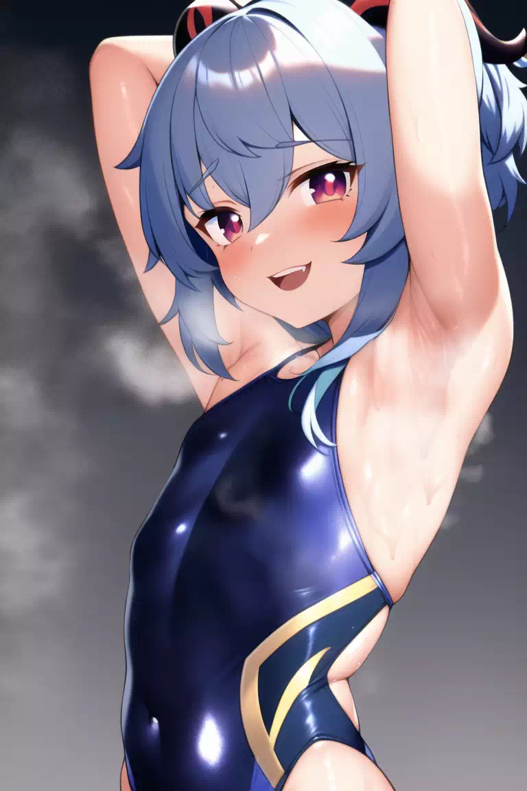 AI繪圖#泳裝甘雨