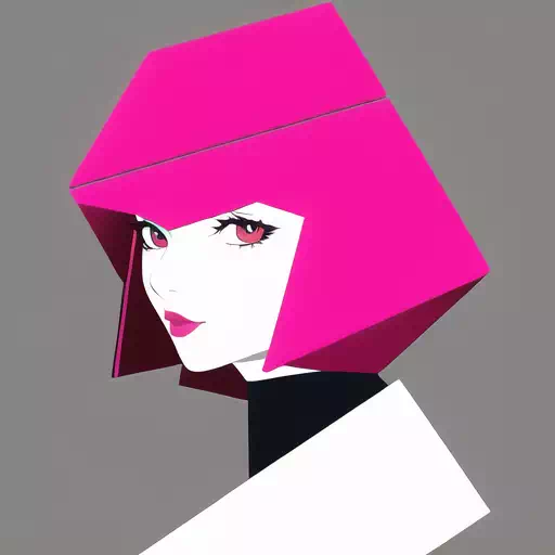 AI polygon inspired girls