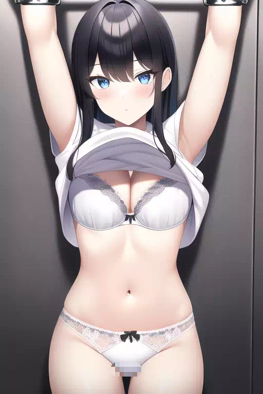 白い下着の少女その１