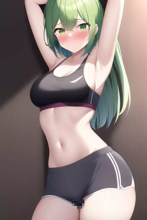 緑髪の少女その2