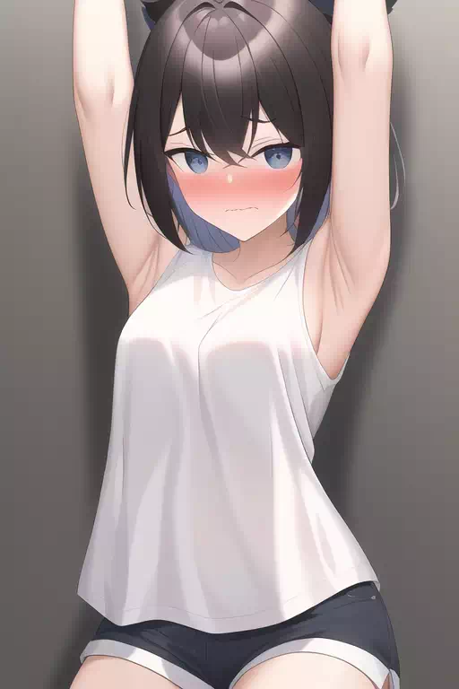 白いシャツの少女その3