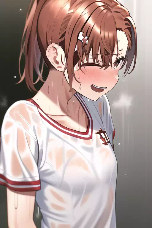 (AI) Sweaty Misaka Mikoto