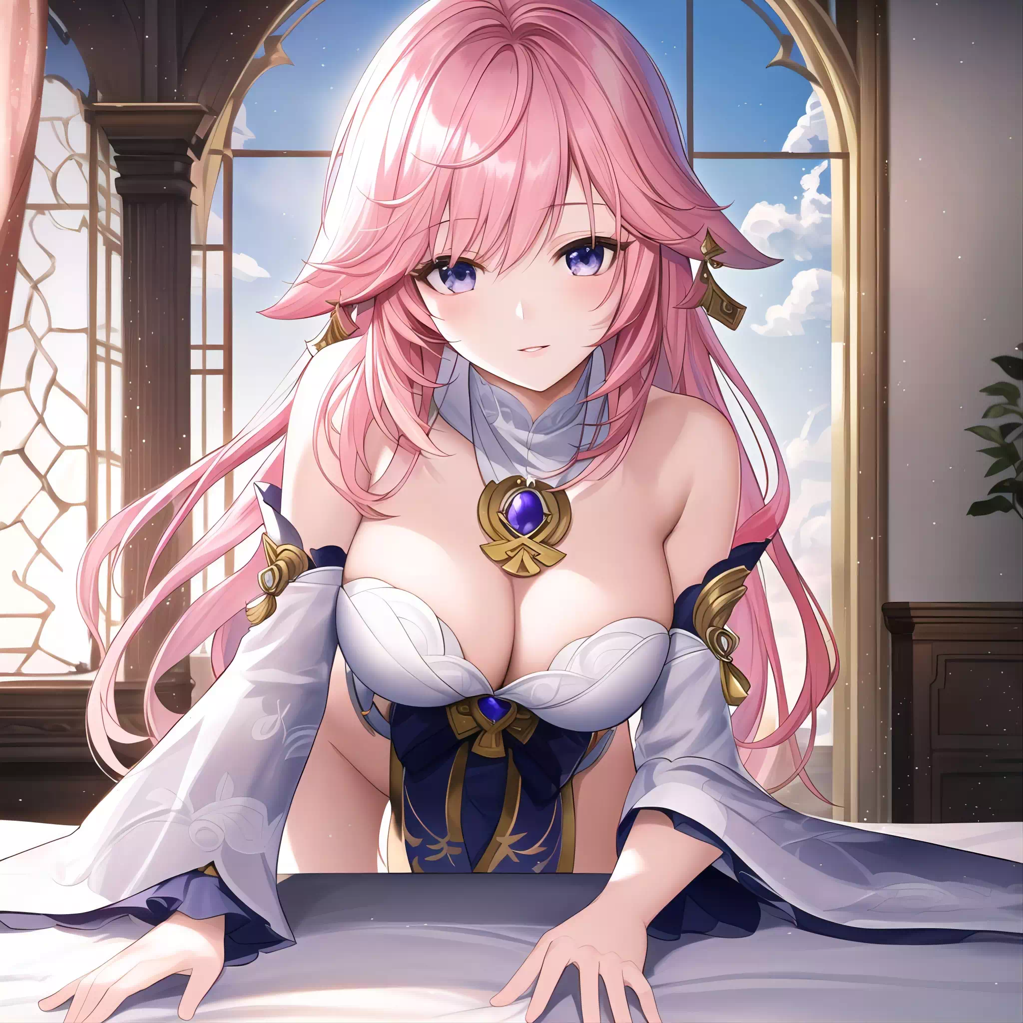 《早，?？怎?一副无精打采的?子，没有睡好?？》