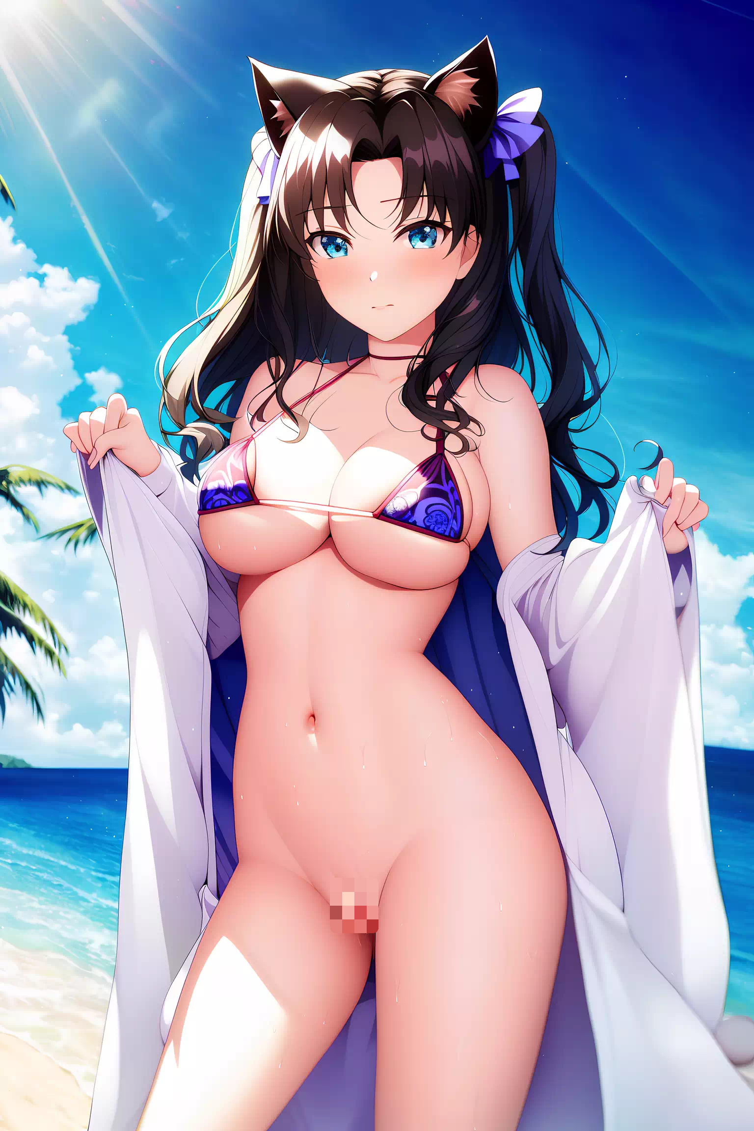 Rin at the Beach